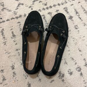 Sperry Black Boat Shoes